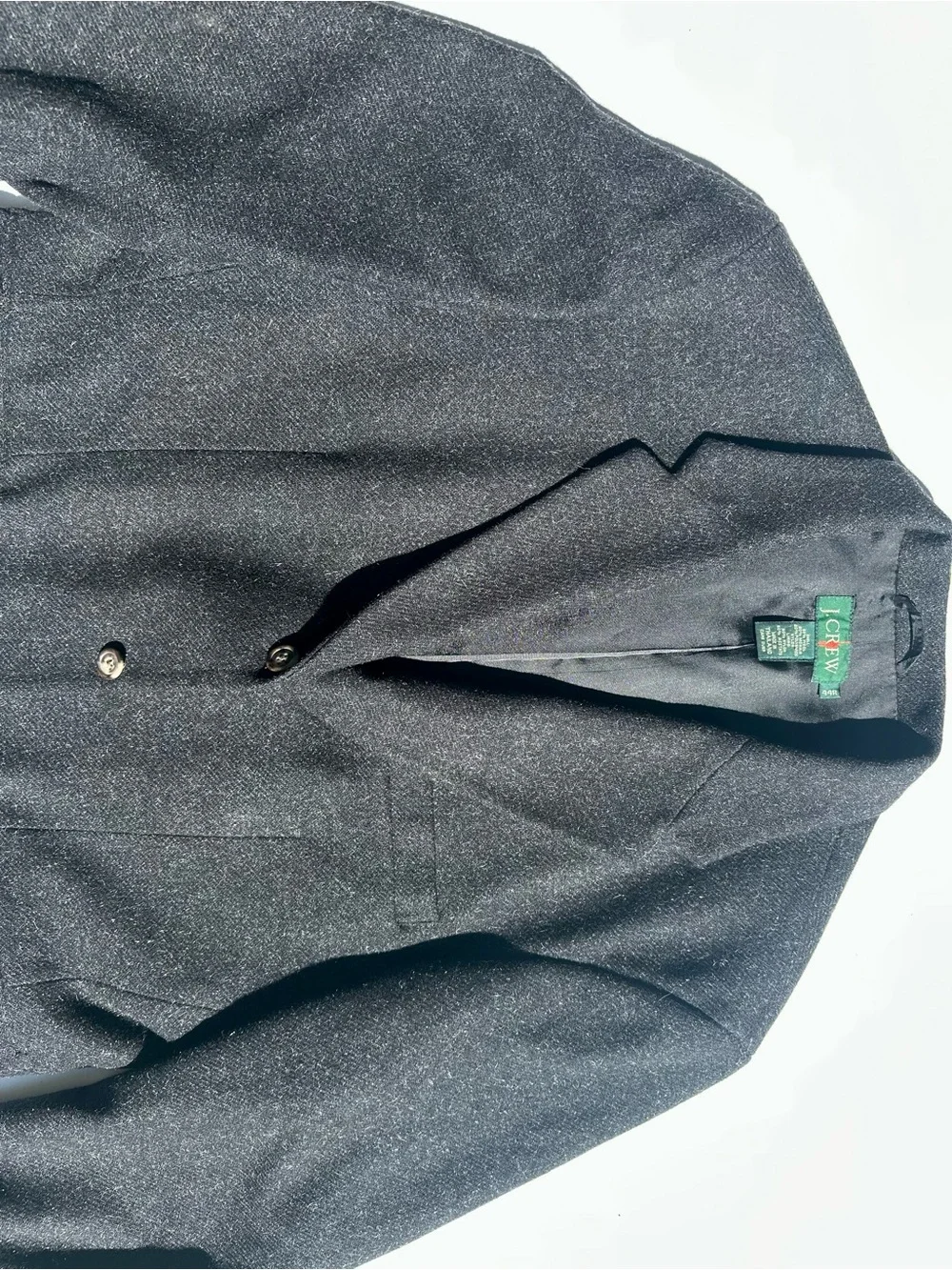 Vintage J. Crew Oarsman Mohair Wool Blend Men's Blazer Sports Coat, 44R